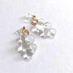 バブルイヤリング/ピアス 2枚目の画像