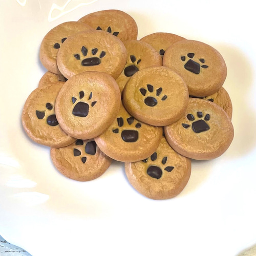 粘土 肉球キーホルダー チョコチップクッキー フェイクスイーツ その他