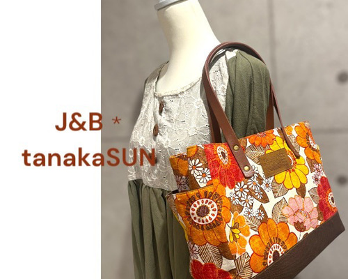 取り外し可能仕切りポケット♪肩掛けもできるトートバッグ☆ドリンク