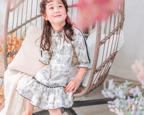 ハンドメイド大人服 子供服( オーダーメイド)親子ワンピース 親子お揃い型紙（ワンピース） - カット済み型紙ショップ