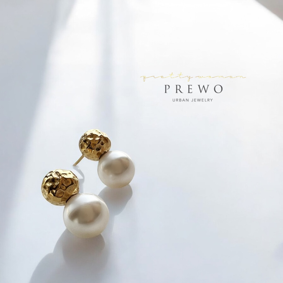 《受注製作》K18GP BALL-PEARL ピアス