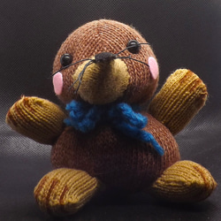 ともみん様ご依頼『手袋人形モグラさん&カエルさん』 おもちゃ・人形
