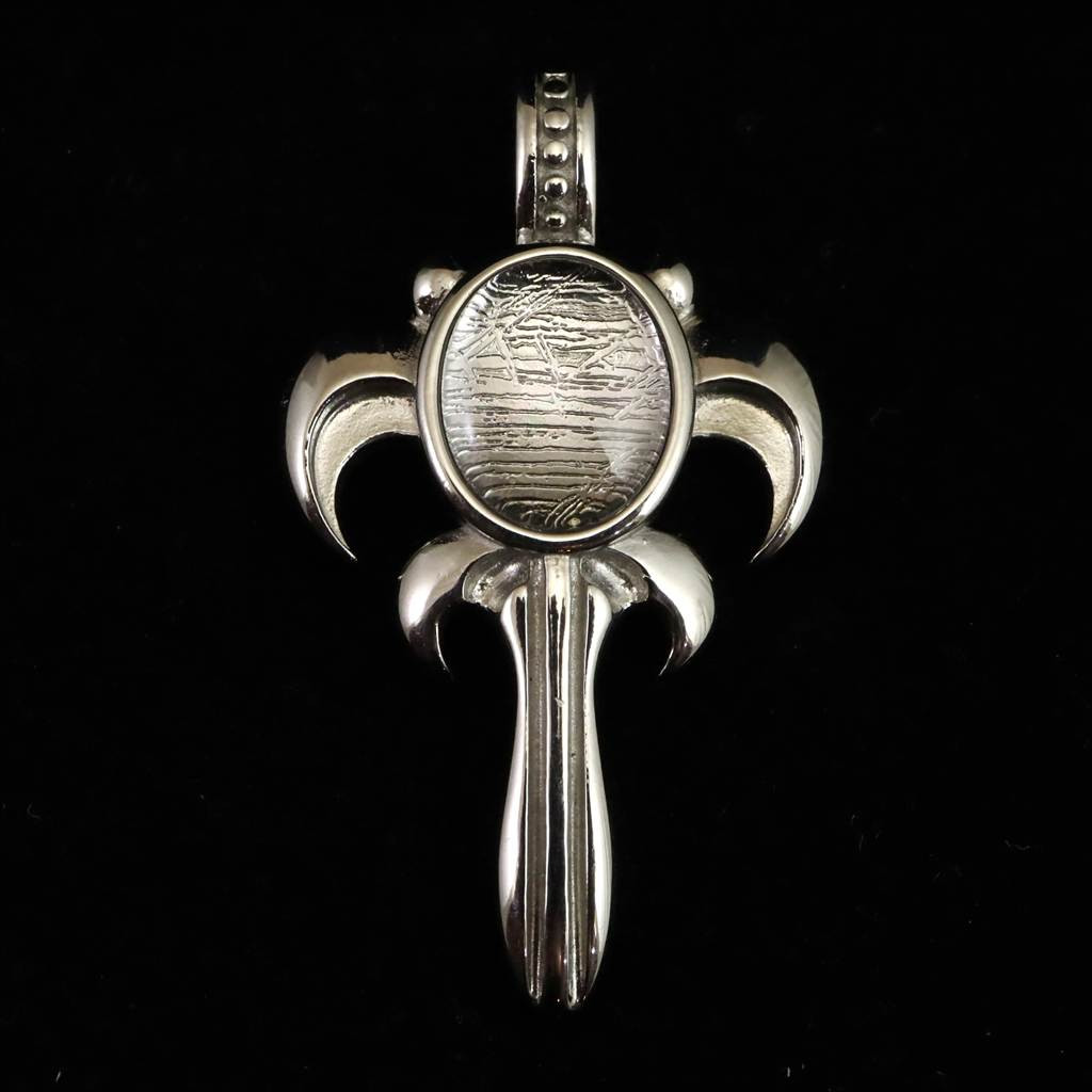 キベオン ソード型彫刻　ペンダント　ステンレス　11.0g　 #17383