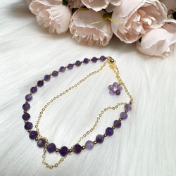 キラキラ 花火ルチル ブラックシルバー 水晶 10mm ブレスレット