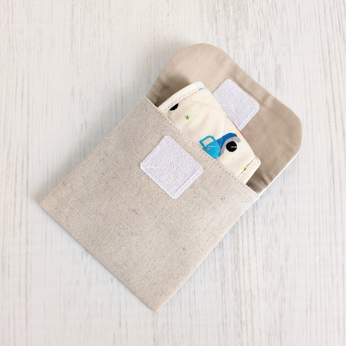 □new□アイマスク こども用 幼稚園 モンテッソーリ【A168】くるま柄