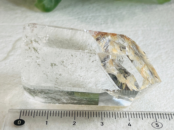 コパー（銅）内包　レインボー　クリスタル　水晶　ポイント　ポリッシュ　原石 13枚目の画像