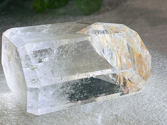 コパー（銅）内包　レインボー　クリスタル　水晶　ポイント　ポリッシュ　原石 12枚目の画像