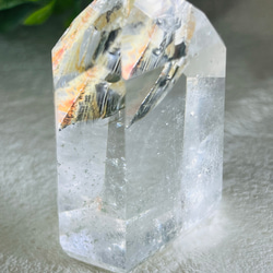 コパー（銅）内包　レインボー　クリスタル　水晶　ポイント　ポリッシュ　原石 4枚目の画像