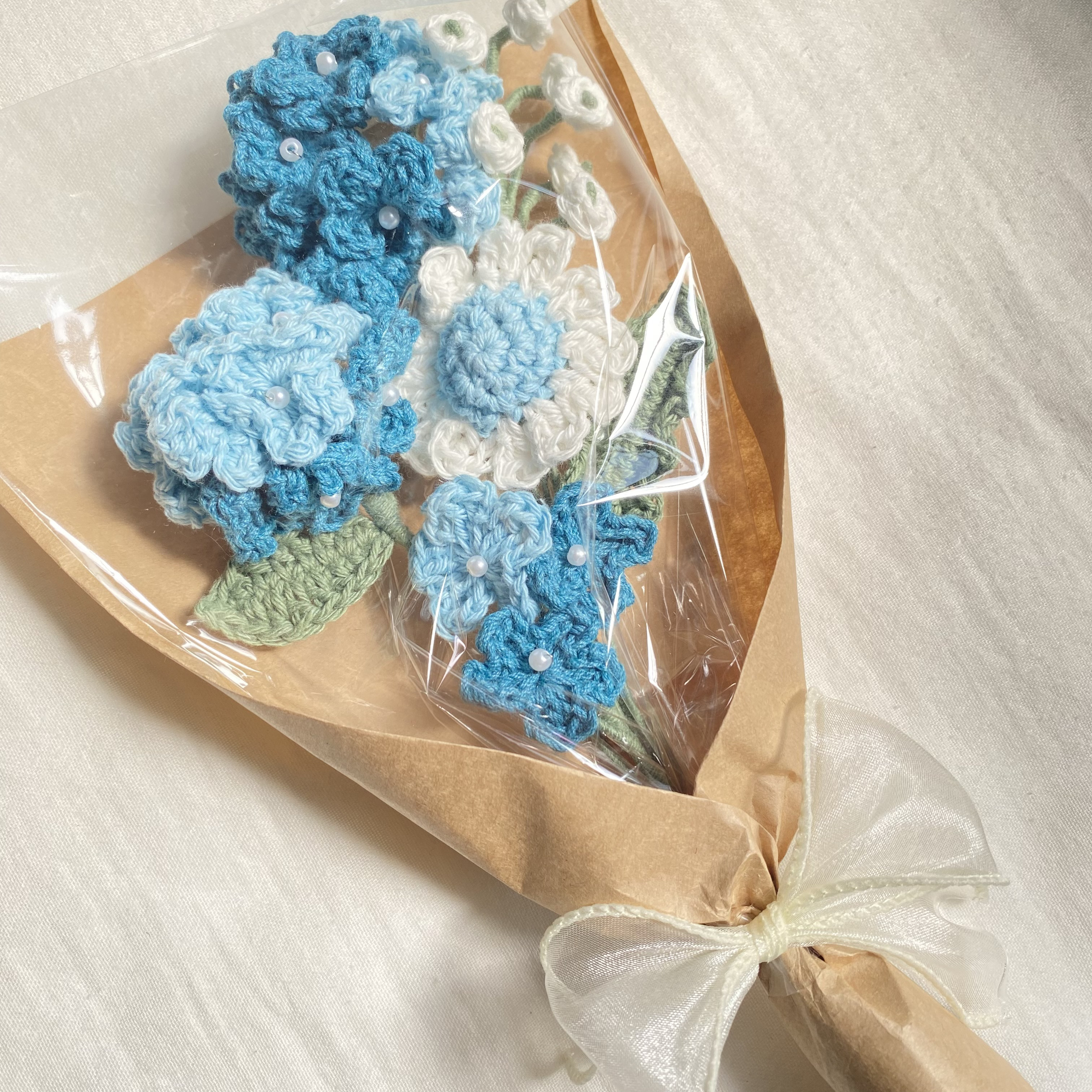 PLEASE 極美品✨PLEATS 花柄　水色　花柄　ノースリーブ　メッシュ