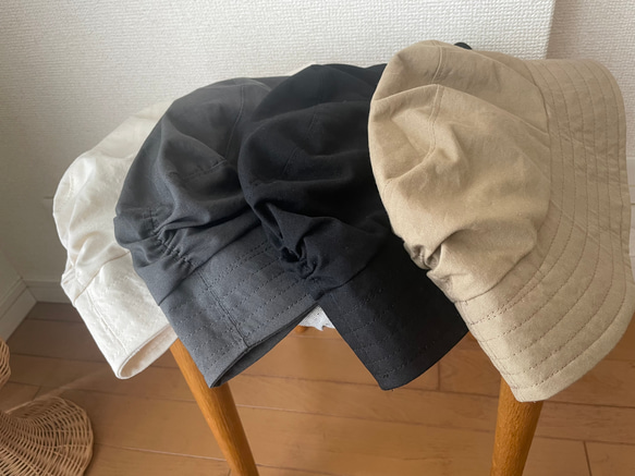 軽やかハット　ブラック 10枚目の画像