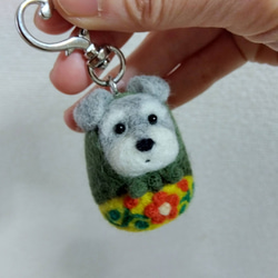 羊毛フェルト 唐草風呂敷 柴犬さん 羊毛フェルト Lana** 通販 18573813