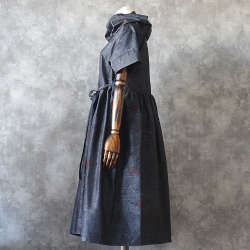 感謝の¥5000off＊【一点モノ】大島紬 着物リメイク ギャザー