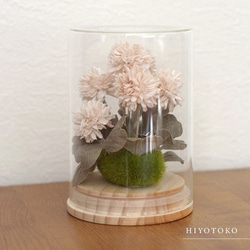 草木染め布花「ドームの中の白詰草」 アートフラワー H IYOTOKO 通販