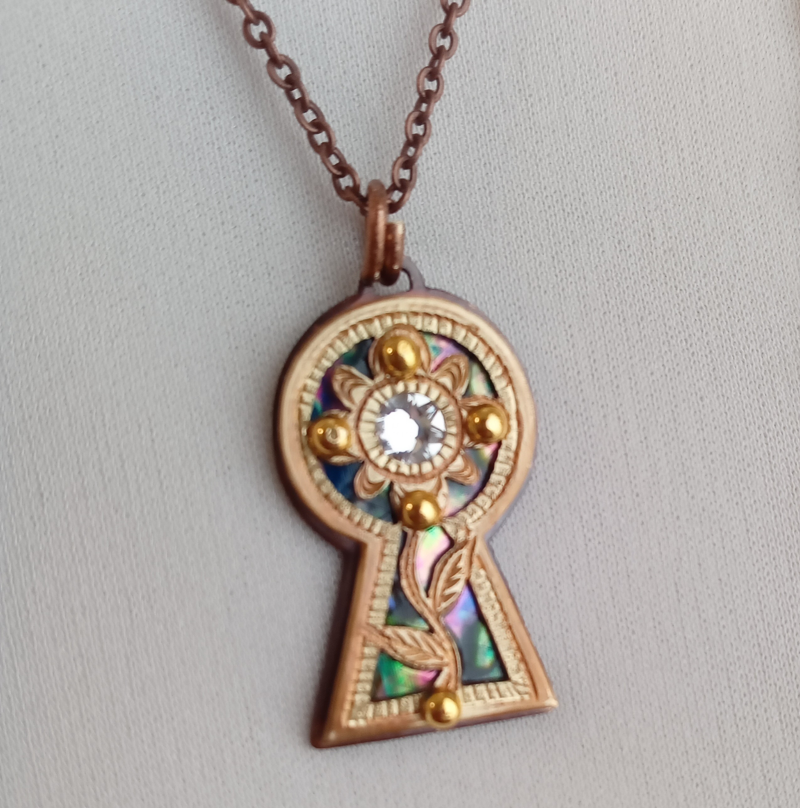 小型　煌めきオハナ古墳ネックレス　二号