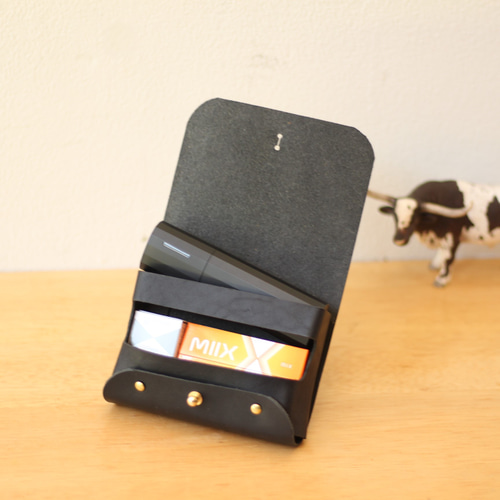 リルハイブリッド3.0 本革製ケース 3個&ステックケース１個セット 髑髏混 リルハイブリッド3.0 本革製ケース 3個&ステックケース1個