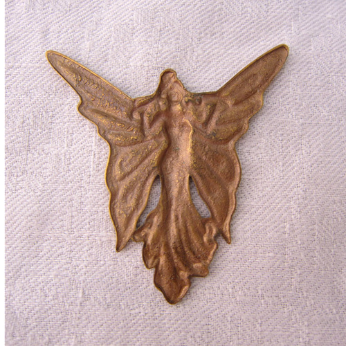 蝶の妖精 装飾 真鍮パーツ フランスヴィンテージ アンティーク その他