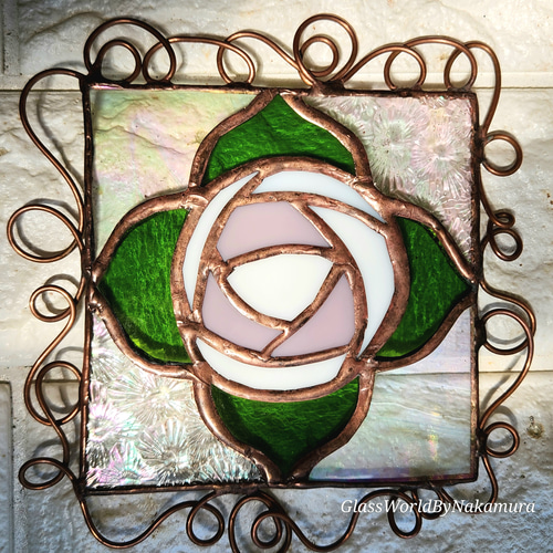 クラッシクローズ 母の日 置き場 ギフト ステンドグラス 薔薇の