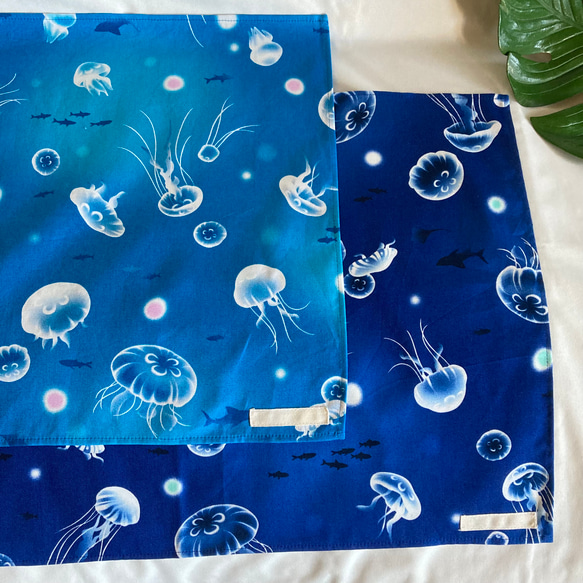 オーダーOK】入園入学大きいランチョンマット(40×60㎝)☆待望のくらげ