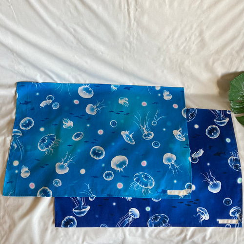 オーダーOK】入園入学大きいランチョンマット(40×60㎝)☆待望のくらげ