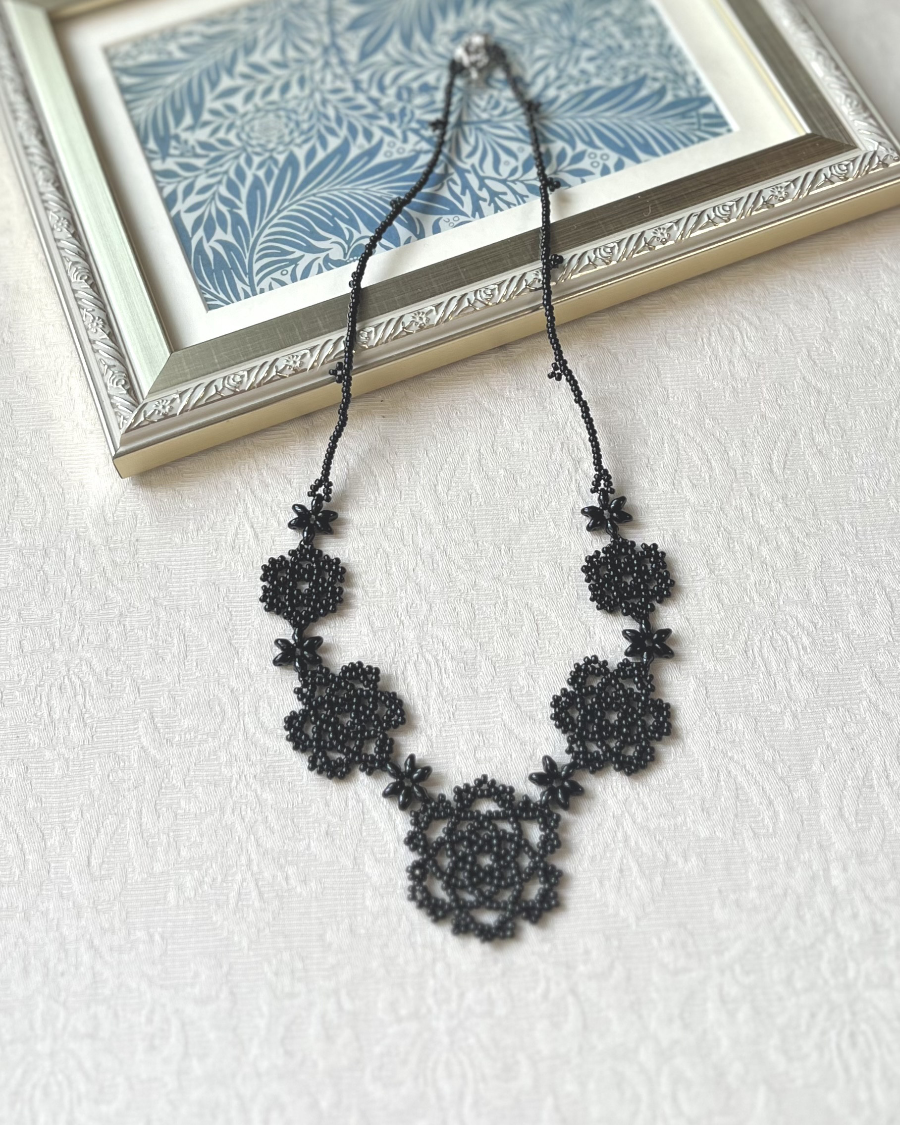 lace flower 〜black〜
