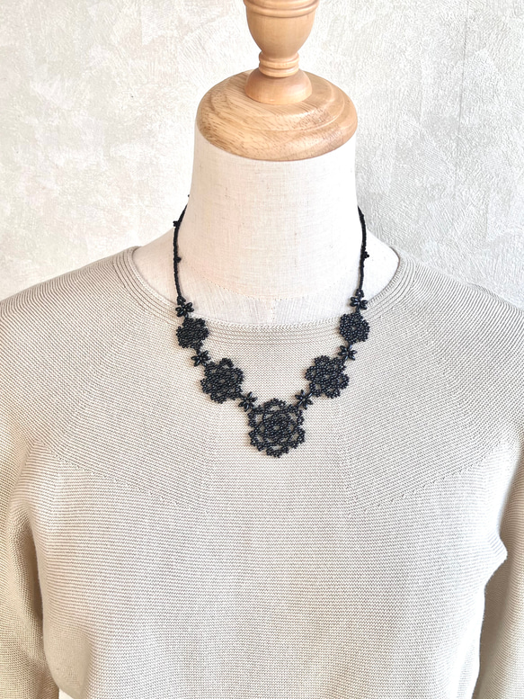 lace flower 〜black〜 2枚目の画像