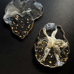 雲風アゲートスライスコースター皿アクセサリープレート その他