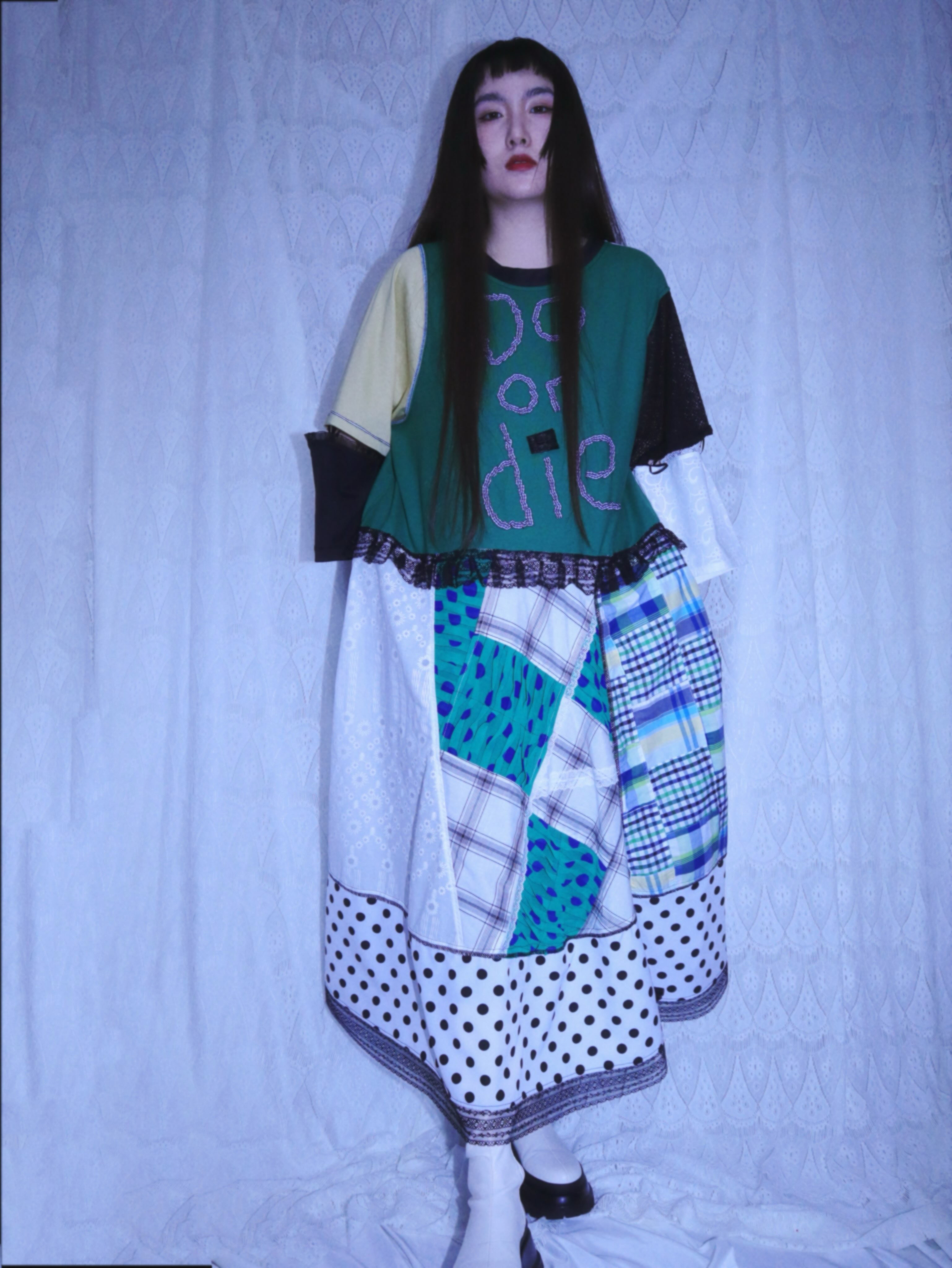 Do or dieデザイン4wayワンピース5008GR meikeiin ハンドメイド