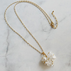 Dモチーフ ネックレス クリスタルビーズ 76da6c9323a835d8e304200d7dee6b