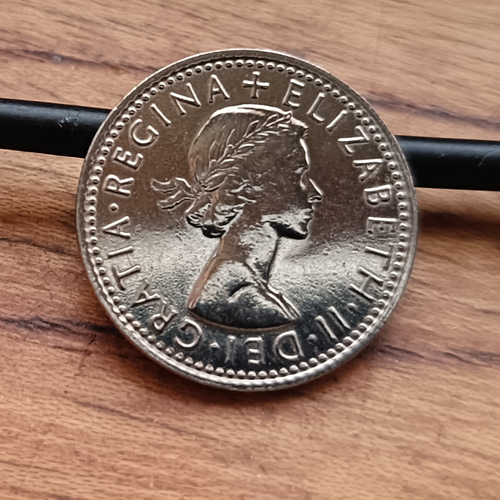 1953~1967選べる イギリス 幸せのラッキー6ペンスコイン 硬貨 ケース