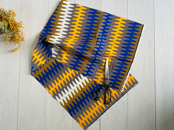 ◇100cm◇アフリカ生地 布 アフリカンファブリック ワックスプリント