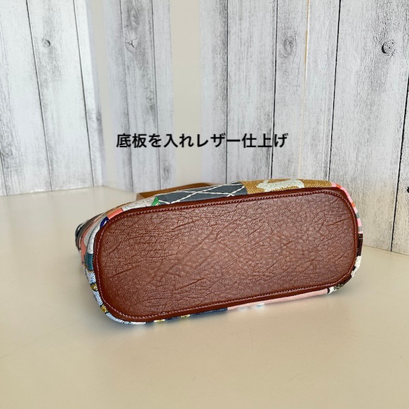 creema限定、ミナペルホネン パッチトートバッグ 4枚目の画像