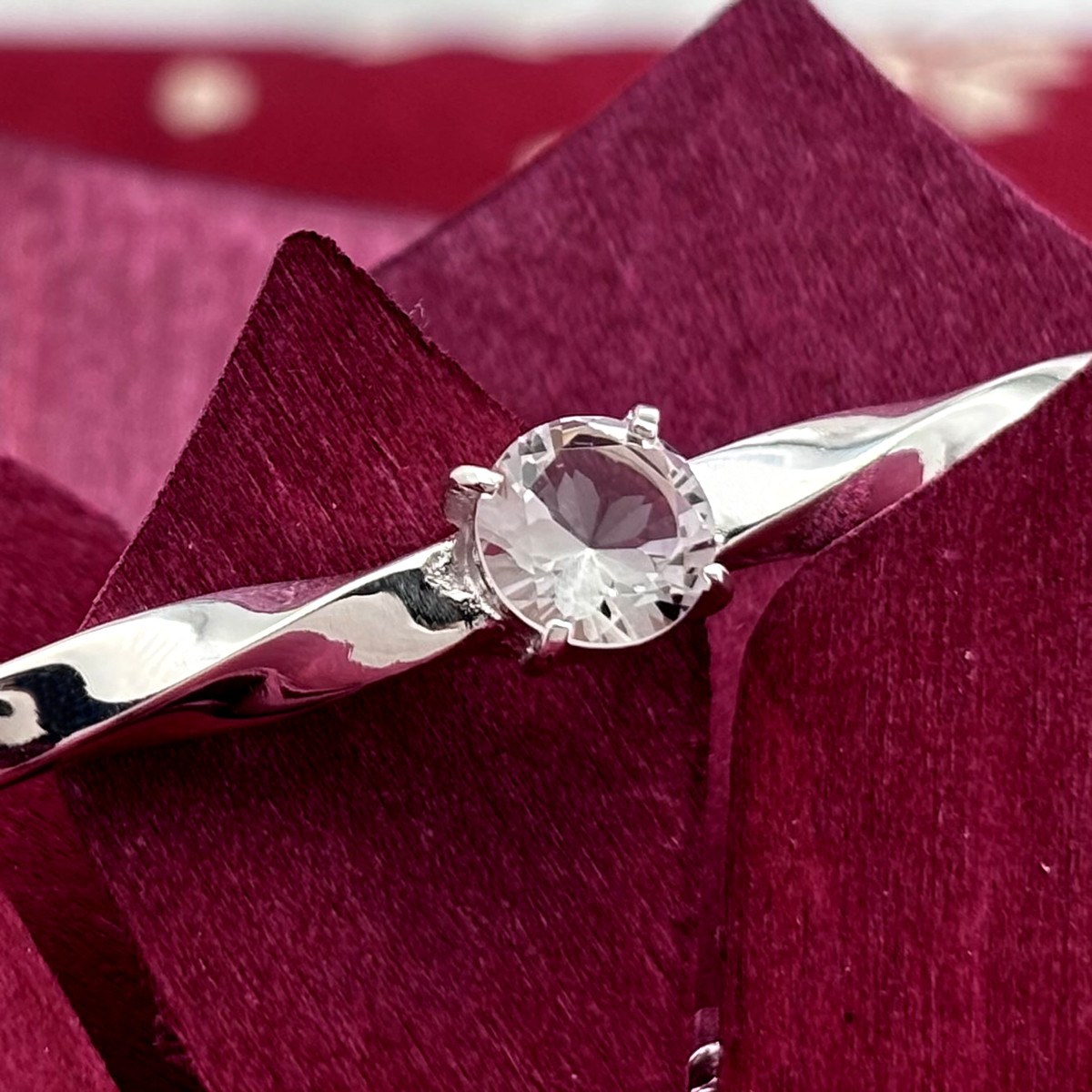 さくらインカット ブレスレット 白水晶/シルバー925/シルバーアクセサリー/和柄/着物