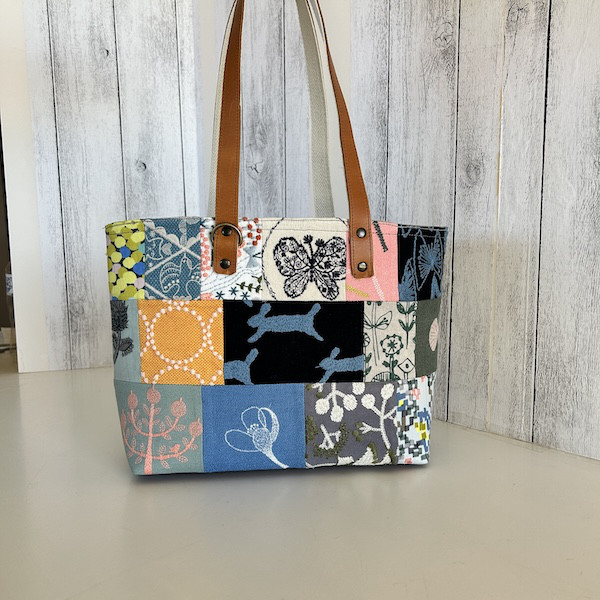 ミナペルホネン ハンドメイド マチ付き2wayバッグ