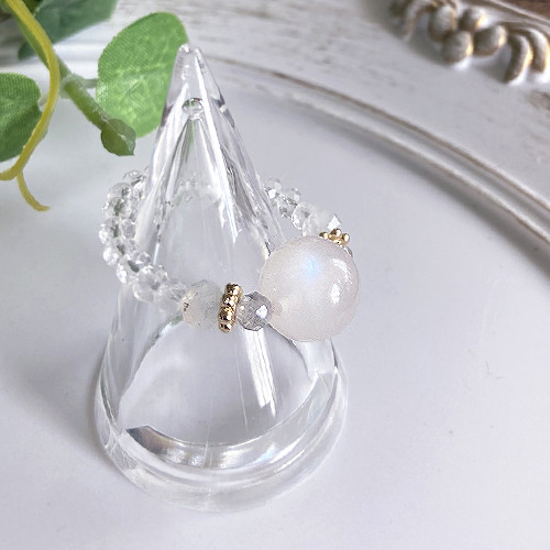 高品質天然石】ブルームーンストーン/幸せと希望を叶えるお守り