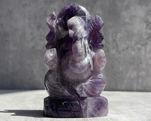 【値下げしました】アメジスト ガネーシャ像 ee069f8e3b733e8f6ac4b64a7c3e82