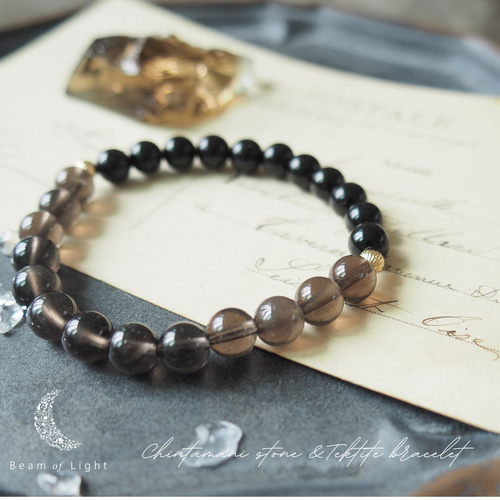 チンターマニ隕石ブレスレット 天然石 タキオン チンターマニ 隕石