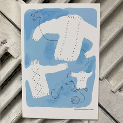 KOYORI SASAKI ポストカード〜COZY(KS-10) ポストカード 北の紙