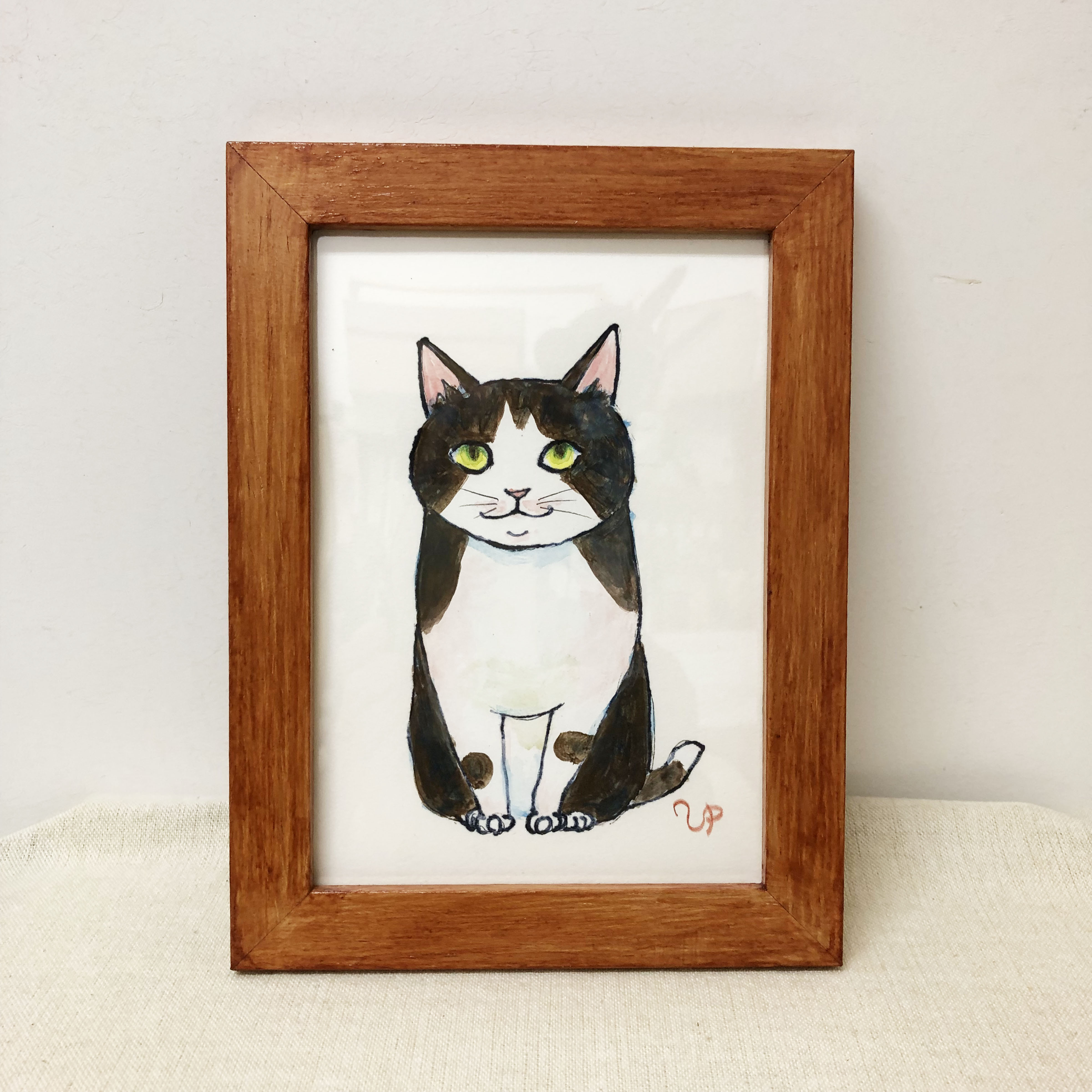 絵画　仔猫