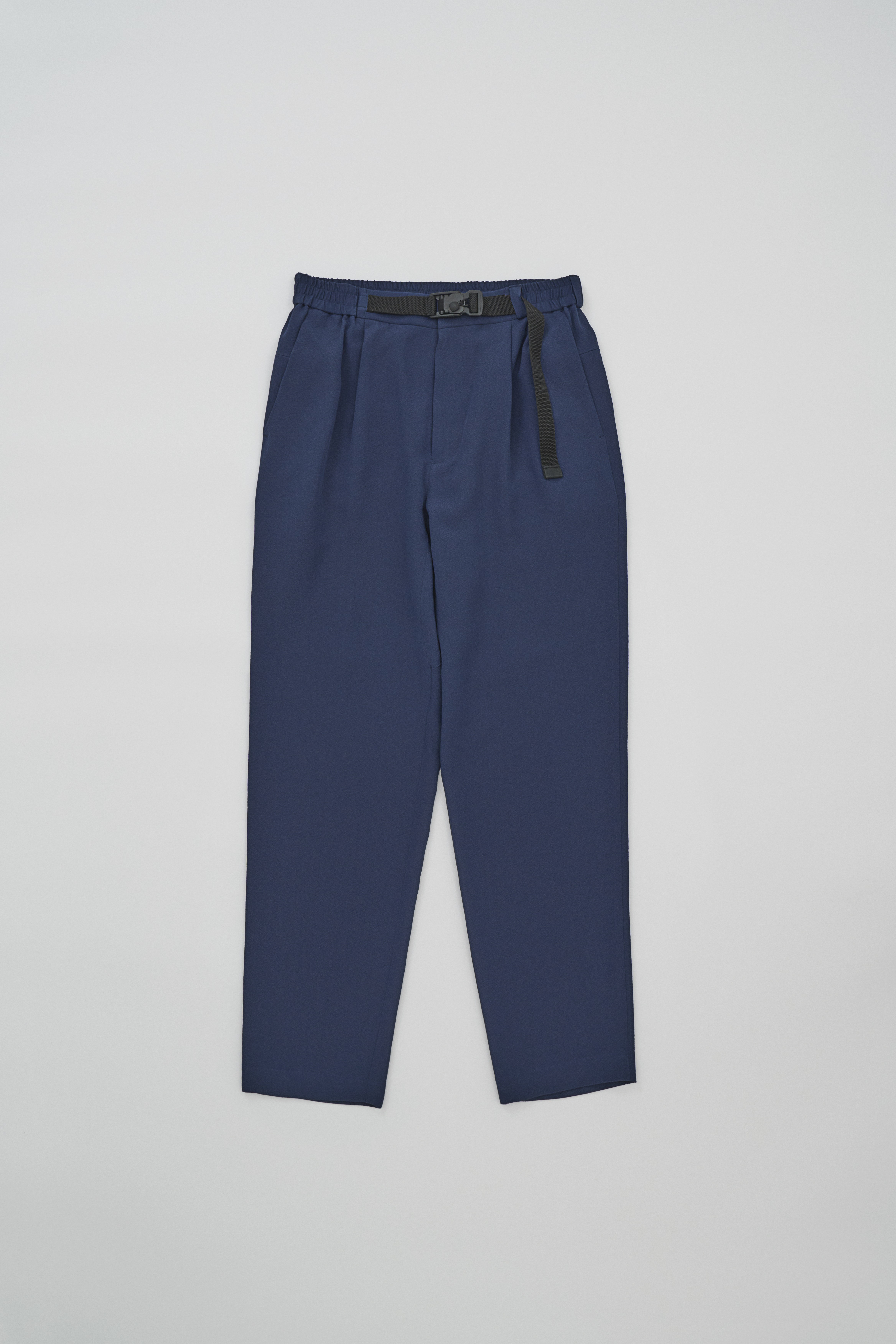 洗える浜ちりめんシルク100%のイージーパンツ「2M,38S｣ﾌﾀﾂｷｻﾝｼﾞｭｳﾊｯﾃ_ブライトネイビー