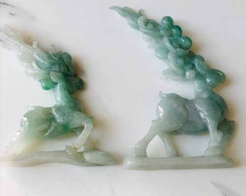 翡翠 人形彫刻 約10cm O1000-001】ジェイド 翡翠 ヒスイ ミャンマー産 彫刻 カービング 一点