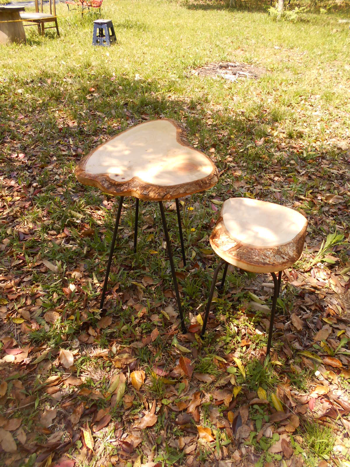 さくら　カフェアイアンテーブル・イスセット　04－11