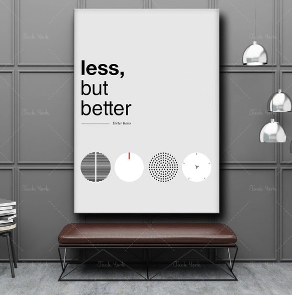 ディーター・ラムス Dieter Rams 50×70cm ミッドセンチュリー モダン