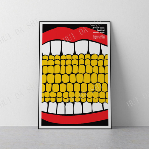 ハーマン・ミラー 50×70cm Summer Picnic 1970 キャンバスアート