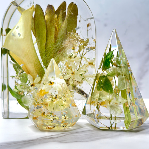 アフターブーケ Crystal Ring Pillow Set［リングピローセット2個（Sと