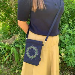 【新作】ミモザのスマホバッグ 13枚目の画像