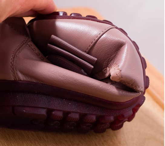 春と秋の新作ソフト面牛革ローヒール小角頭超ソフトパンプス女性、柔らかくて軽くて快適