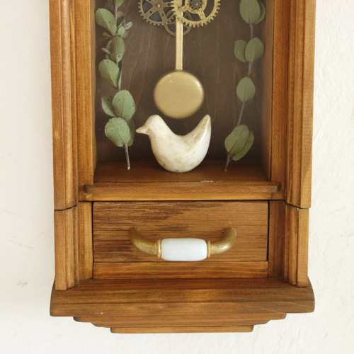 送料無料】OLD FASHIONED #038 レトロな時計 Sサイズ アクリルガラス扉