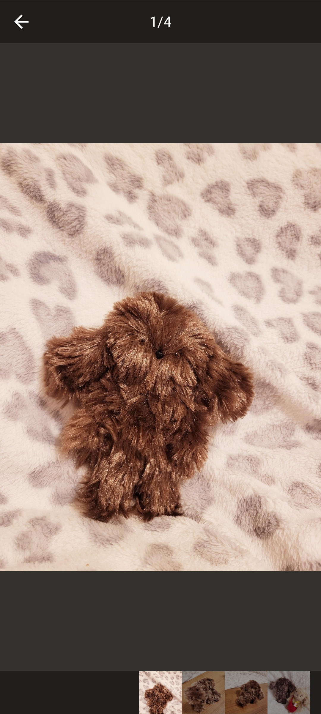 No.MO-00004　ポヒ　MofkuruFriend　幻獣犬モフクルフレンド　左側 ポヒ　No.250101-04