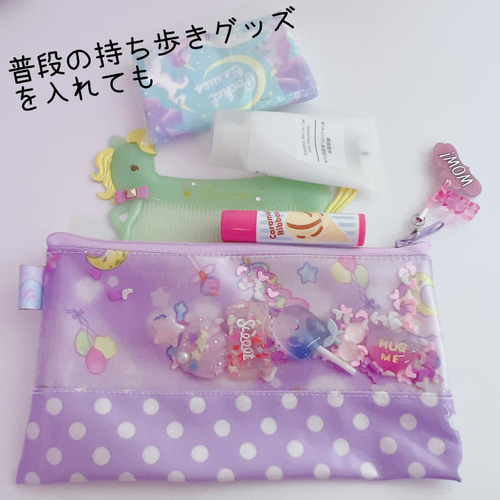 ♡シャカシャカペンケース♡ 203）シャカシャカペンケース おしゃれ猫ちゃん 筆箱 メイクポーチ