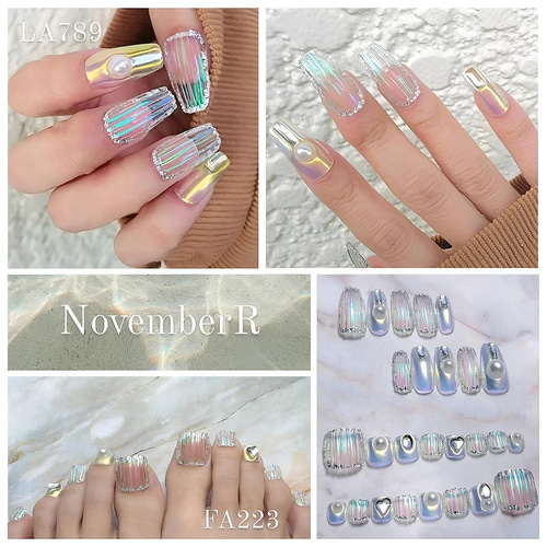 あえり様✾ネイルチップ ネイルチップ【Weekend Morning】 | L&J